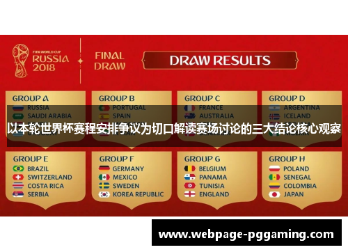 以本轮世界杯赛程安排争议为切口解读赛场讨论的三大结论核心观察